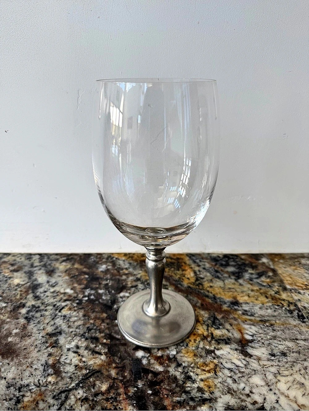 Cosi Tabellini All Purpose Wine Glass Clear & Silver